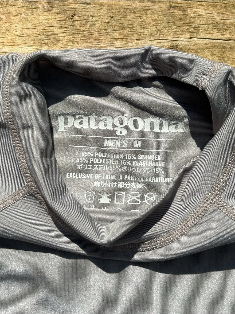 Patagonia Men's Long-Sleeve Rash Guard - Gray